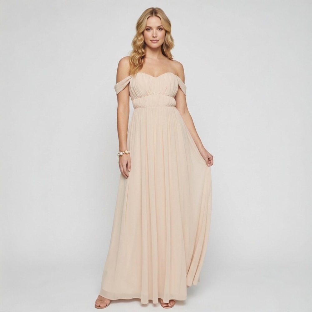 Reformation Jayde Maxi‎ Dress Prosecco Size 4